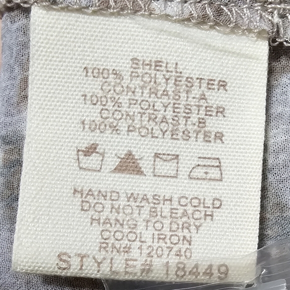 NWT Mystery wrap blouse. Med - Picture 5 of 13